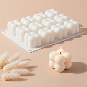 Forma bublinková sviečka 4 guľôčok