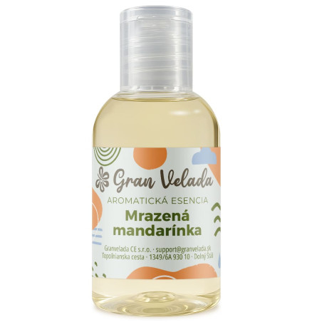 Vonný olej Mrazená mandarínka – svieža citrusová vôňa do sviečok a kozmetiky