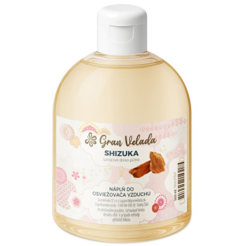 Náplň do osviežovača vzduchu SHIZUKA - vôňa santalového dreva a pižma. Skvelý večer