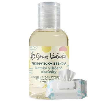 Aromatická esenciálna detské obrúsky