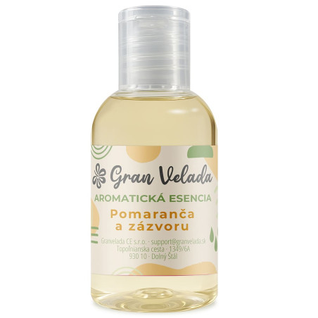 Škoricová, pomarančová a zázvorová esencia