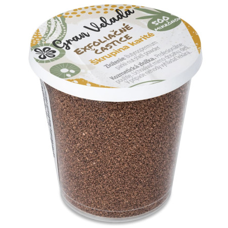 Exfoliačné častice bambucká škrupina 500 mikrónov