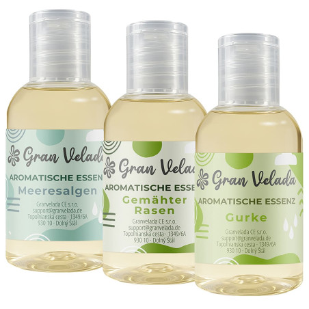 Úsporné balenie esencií zelenej sviežosti