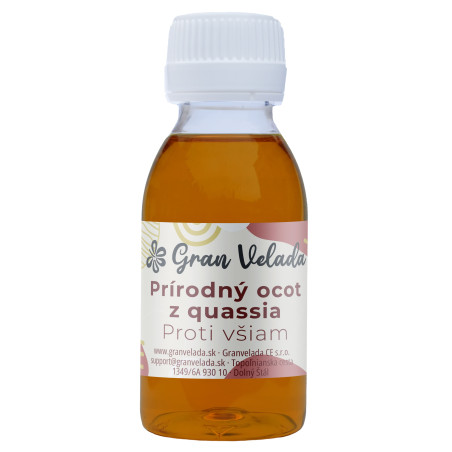 Prírodný ocot z quassia amara proti všiam