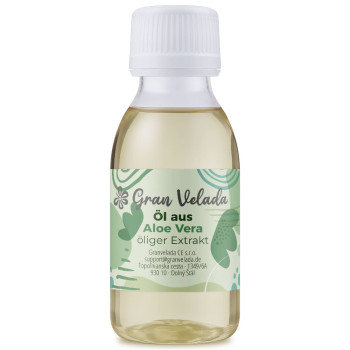 Olejový extrakt z aloe vera s hydratačným a upokojujúcim účinkom.