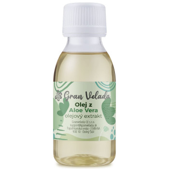 Olejový extrakt z aloe vera s hydratačným a upokojujúcim účinkom.
