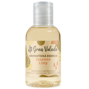 Aromatická esencia jesenné listy - Svieža a bylinná. Skvelý večer