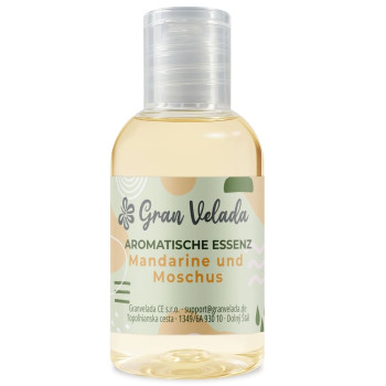 Aromatická esencia mandarínka a pižmo – vôňa do kozmetiky a sviečok