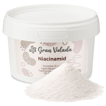Čistý niacínamid. Vitamín B3 na výrobu kozmetiky.