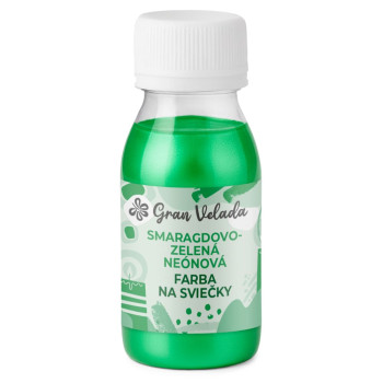 Metalická smaragdovo zelená farba na sviečky : Gran Velada