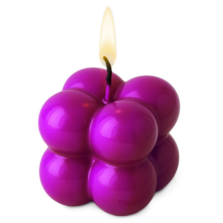 Neónovo fialový lak na sviečky