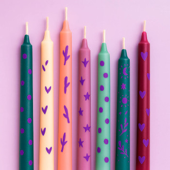 Fialová farba na sviečku. Online predaj. Gran Velada