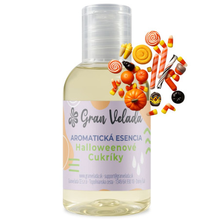Aromatické esencie halloweenske cukrovinky