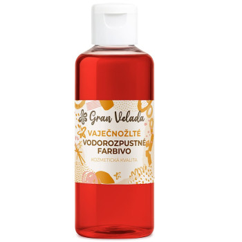 Vajíčkovo žlté tekuté farbivo na glycerínové mydlo