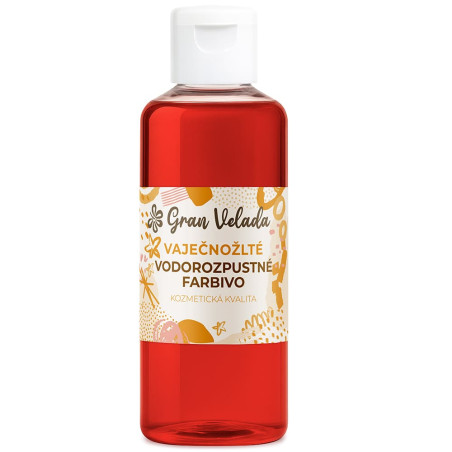 Vajíčkovo žlté tekuté farbivo na glycerínové mydlo