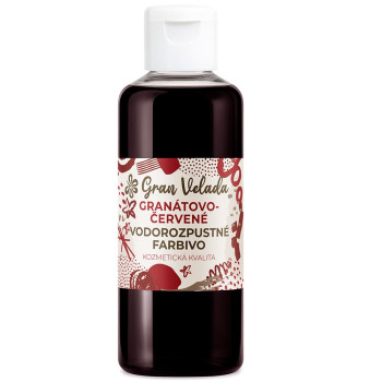 Bordové tekuté farbivo na glycerínové mydlo