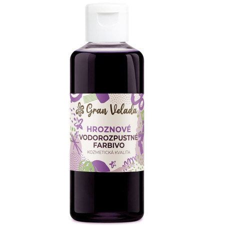 Hroznové tekuté farbivo na glycerínové mydlo