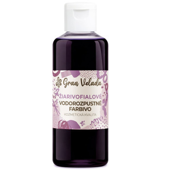 Jasne fialové tekuté farbivo na glycerínové mydlo