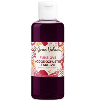 Fuksiové tekuté farbivo na glycerínové mydlo