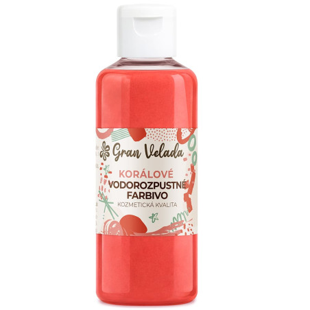 Korálové tekuté farbivo na glycerínové mydlo