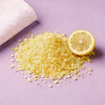 Citrónové žlté farbivo na výrobu glycerínového mydla.