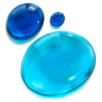 Tyrkysové, koncentrované, vo vode rozpustné a kozmetické farbivo.