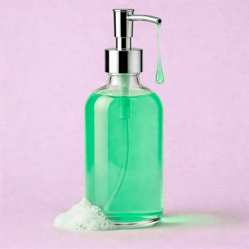 Koncentrované tekuté farbivo Mätová zelená, kozmetická kvalita.