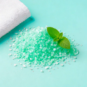 Koncentrované tekuté farbivo Mätová zelená, kozmetická kvalita.