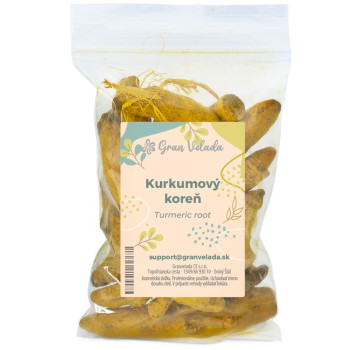 Prírodný koreň kurkumy s protizápalovými a čistiacimi vlastnosťami