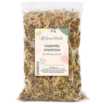 Okvetné lístky slnečnice - prírodné zmäkčovadlá a dekorácie. Skvelý večer