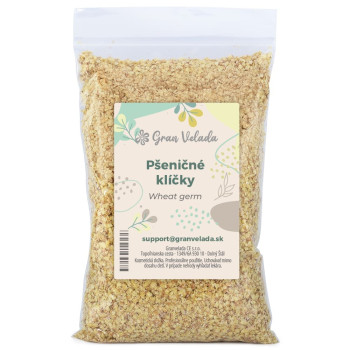 Pšeničné klíčky - vyživujú a dodávajú receptom rastlinnú štruktúru.