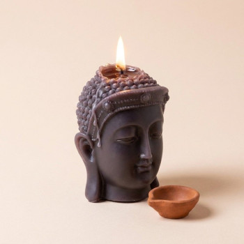 Forma Budha s korunou na výrobu sviečok. Online predaj.