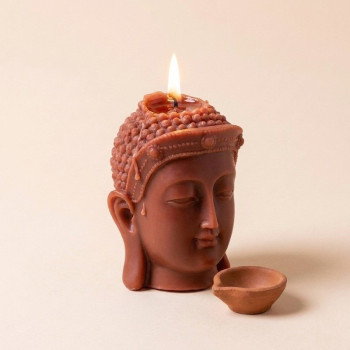 Forma Budha s korunou na výrobu sviečok. Online predaj.