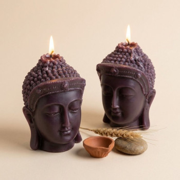 Forma Budha s korunou na výrobu sviečok. Online predaj.