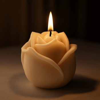 Veľká forma na sviečky Rose: Vytvárajte originálne modely!