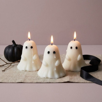 3D forma na halloweensky ducha pre originálne halloweenske sviečky | Gran Velada
