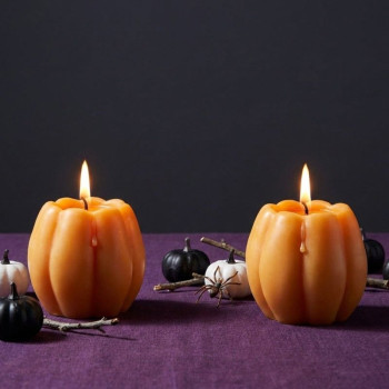 Halloweenska forma na tekvice: Vytvorte si originálne sviečky a remeselné výrobky!