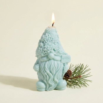 Forma Elf Welcome - silikónová forma 4,5x8,5 cm na vianočné sviečky