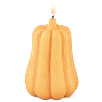 Podlhovastá forma na tekvicu : Vyrobte si sviečky na Halloween doma