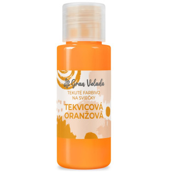 Tekuté farbivo na sviečky tekvicová oranžová
