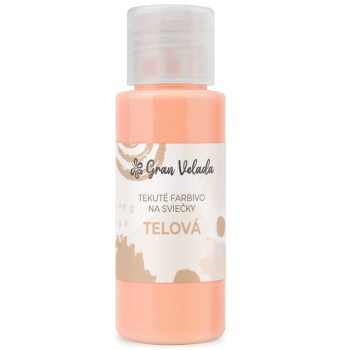 Tekuté farbivo na sviečky telová