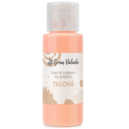 Tekuté farbivo na sviečky telová