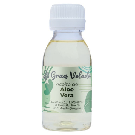 Aloe vera olej na použitie v prírodnej kozmetike.