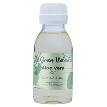 Aloe vera olej na použitie v prírodnej kozmetike.