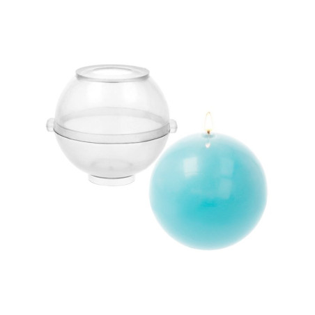 Priehľadná forma na okrúhle sviečky 6 cm. Online predaj.