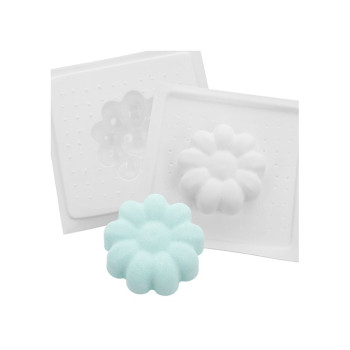 Forma na kúpeľové bomby kvet | 2D forma na výrobu bath bombs