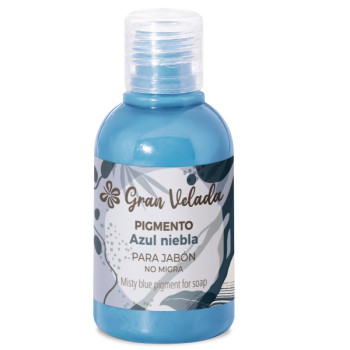 Modré hmlové farbivo na olejové mydlo - stabilný tekutý pigment