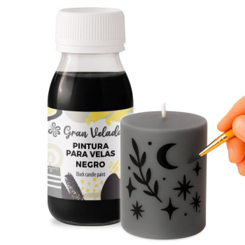 Čierna farba na sviečku. Online predaj. Gran Velada