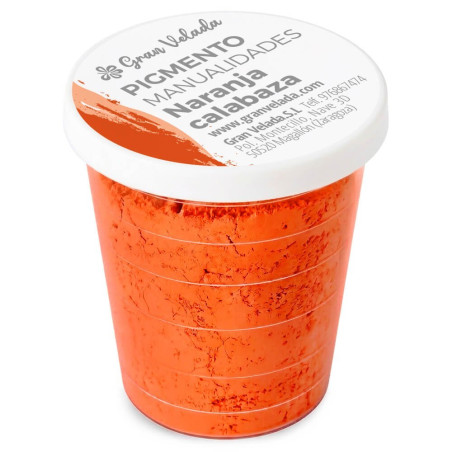 Tekvicovo oranžový pigment na ručné práce a výtvarné umenie