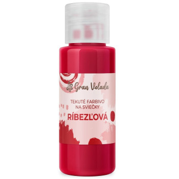 Ríbezľové tekuté farbivo na výrobu sviečok. Online predaj.